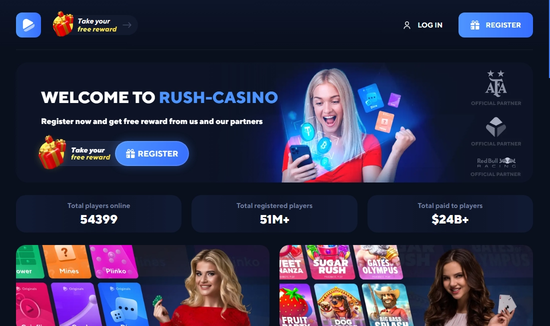 Rush Casino Desktop screenshot