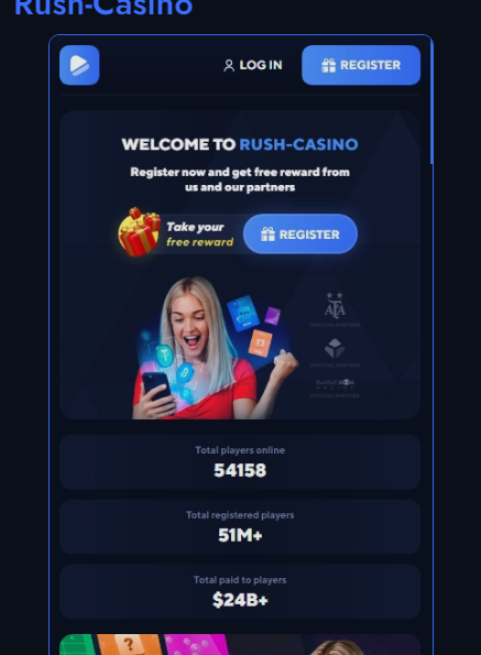 Rush Casino Mobile screenshot